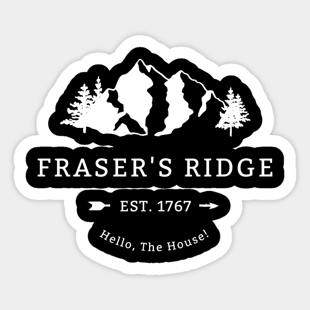 Outlander | Fraser's Ridge Sticker by GeeksUnite!